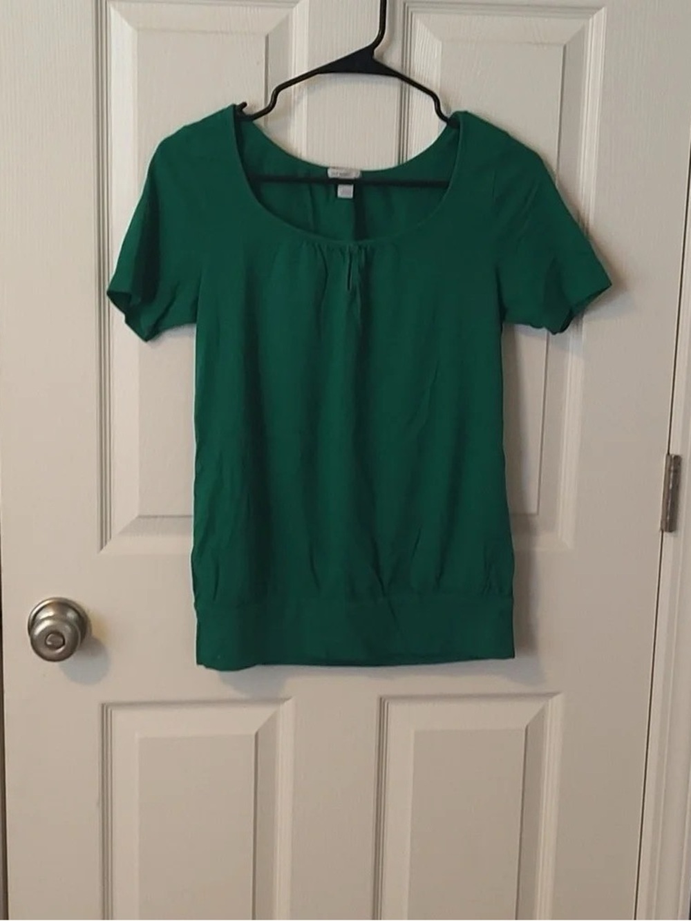 Old Navy Emerald Green Short Sleeve Scoop Neck Tee